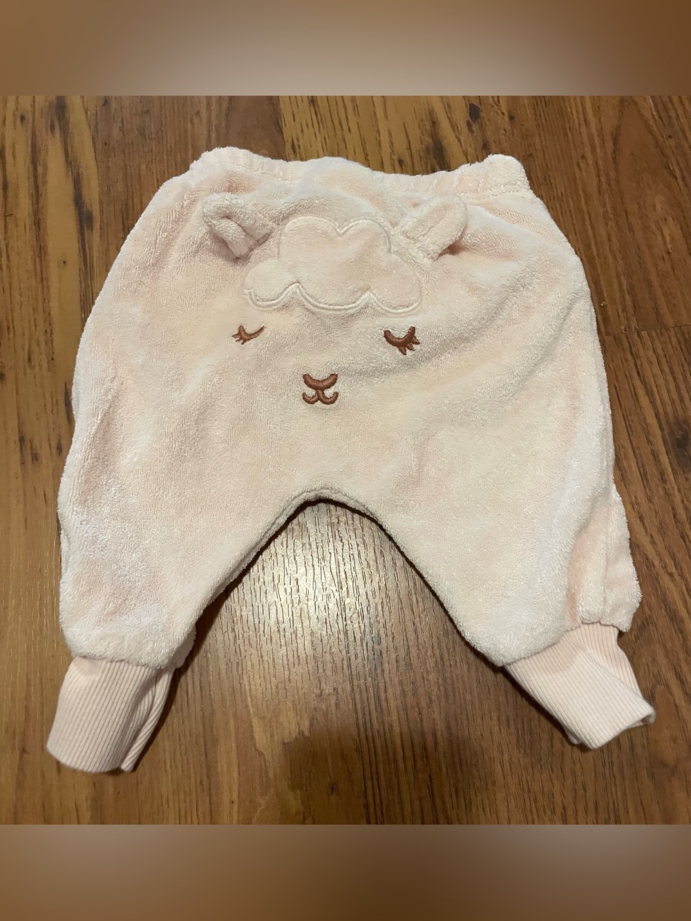 Carter's Light Pink Plush Lamb Diaper Cover Pants